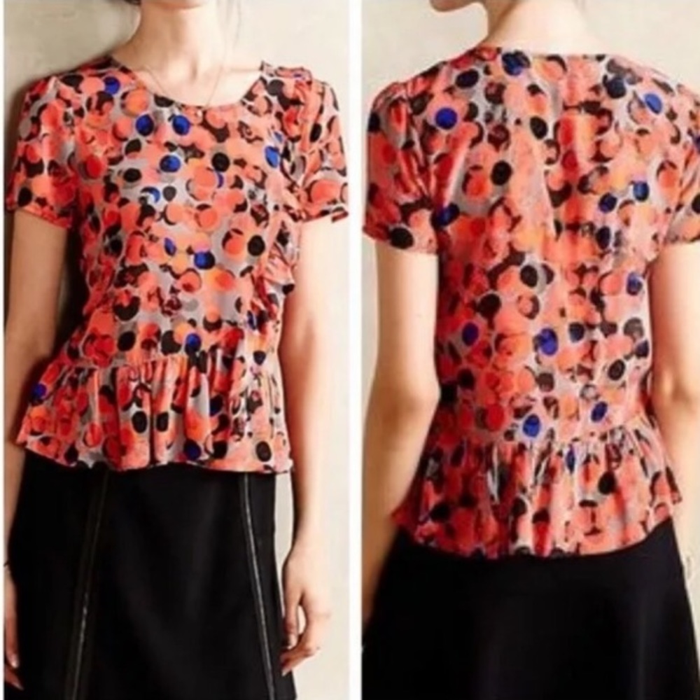 Anthropologie | Washable 100% Silk Blouse